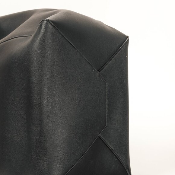 Celine Large Cabas Phantom Black Tassel Leather Tote Bag - Picture 5 of 12